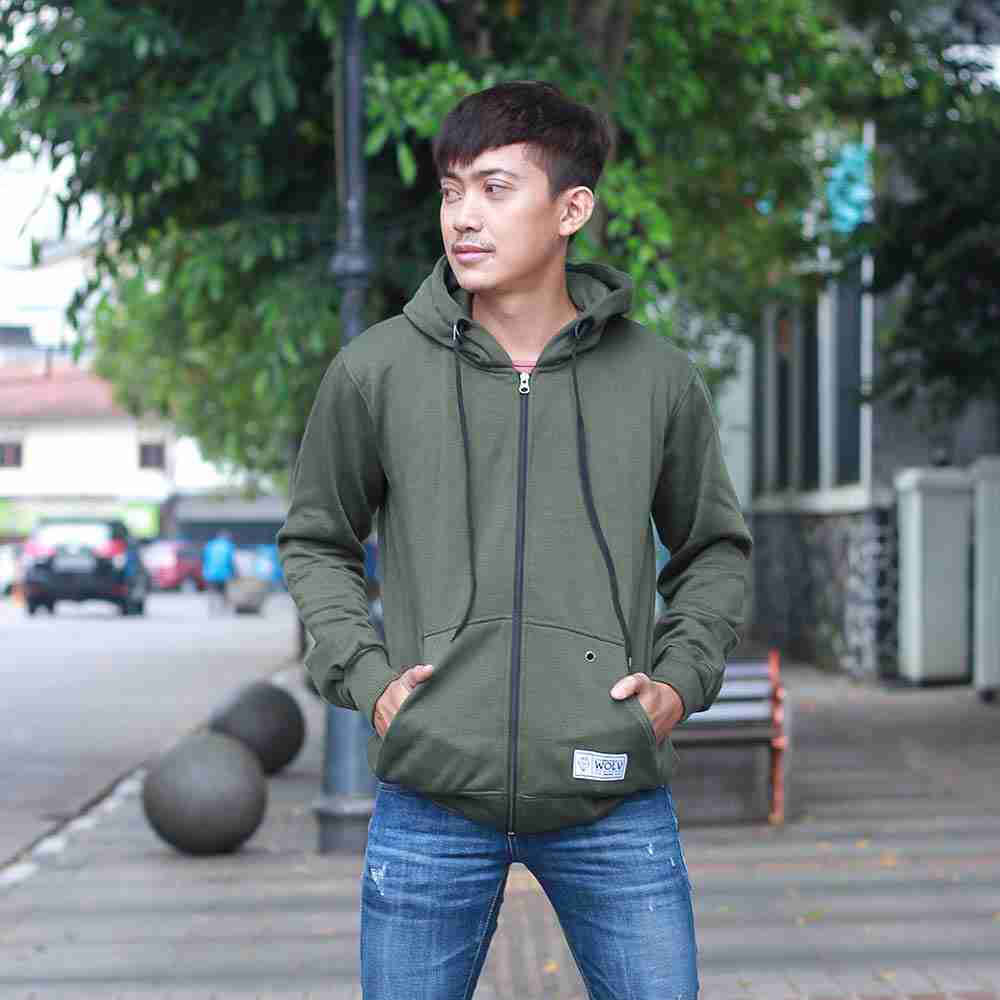 Jaket Pria Hoodie We-Wolv MV 208