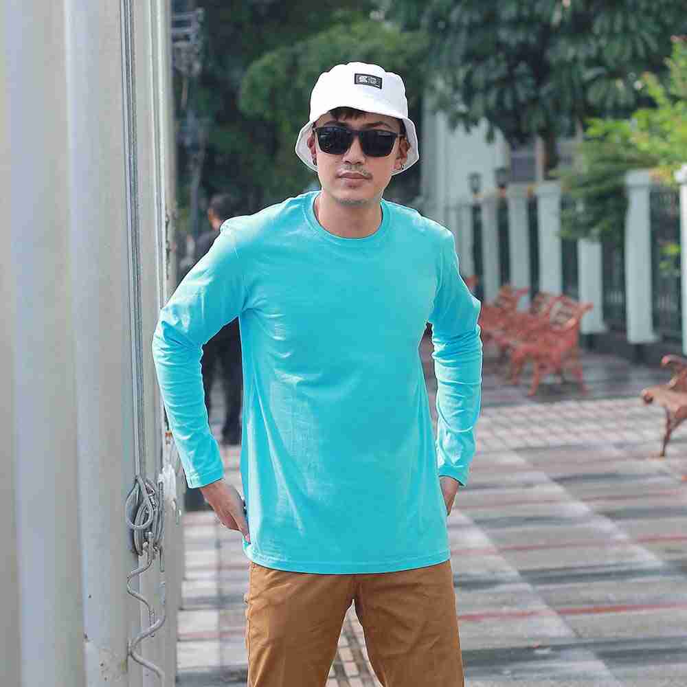 Kaos Polos Lengan Panjang Pria Mavvis VS 056