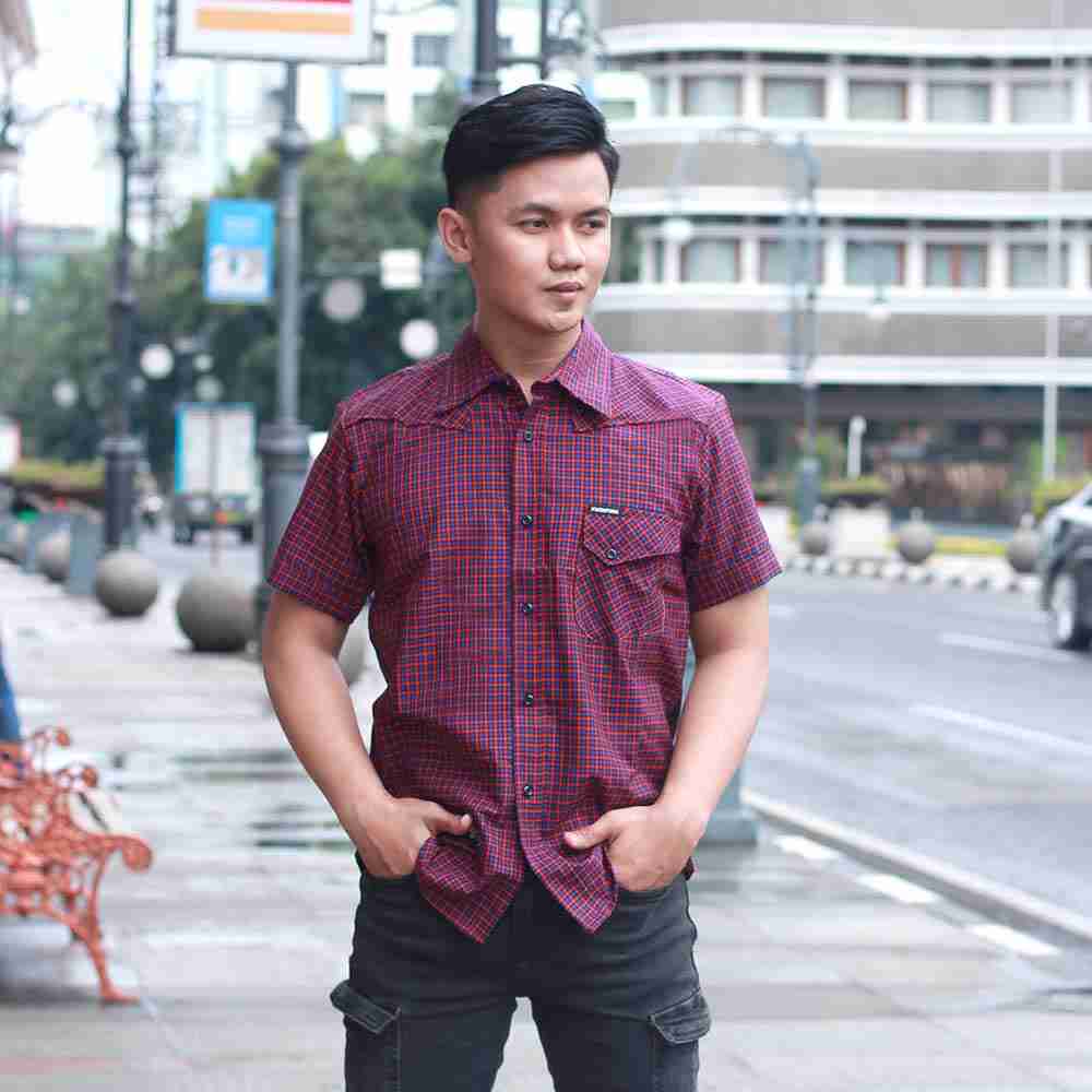Kemeja Casual Pria KJW KZR 959