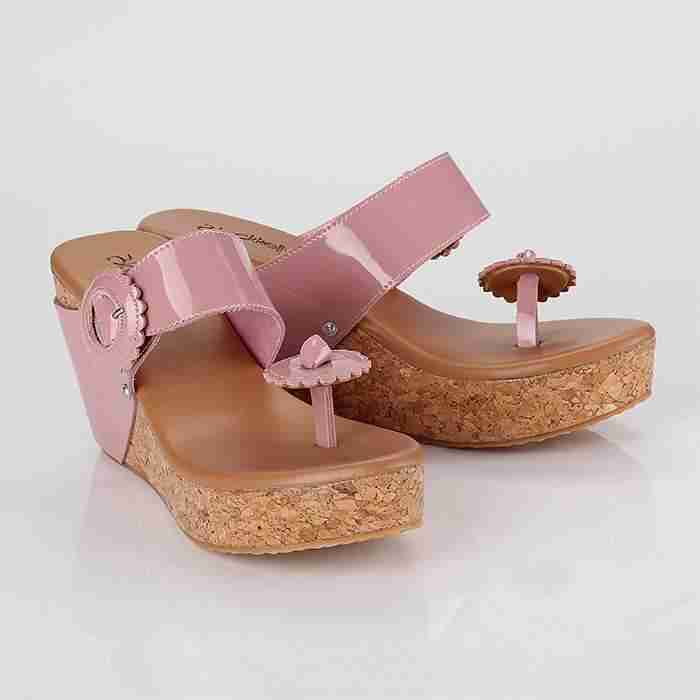 Sandal Wedges Wanita Blackkelly LTO 274