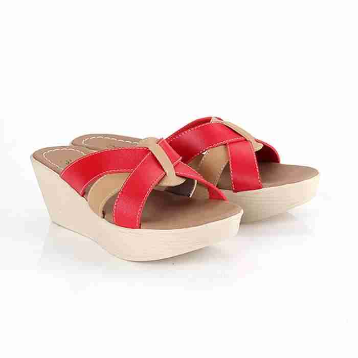 Sandal Wedges Wanita Blackkelly LTW 708