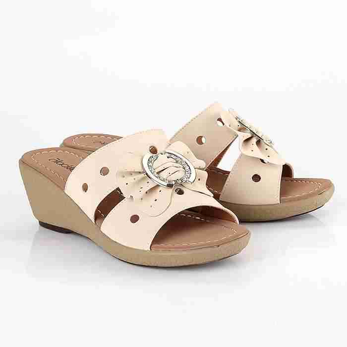 Sandal Wedges Wanita Blackkelly LUD 382
