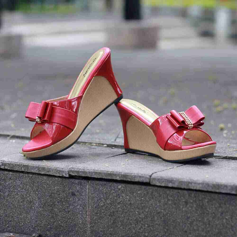 Sandal Wedges Wanita Keeva LAN 824