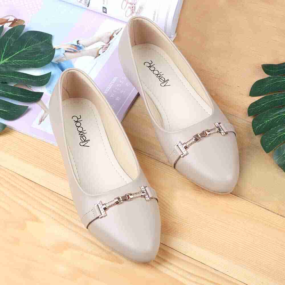 Sepatu Ballet Flats Wanita Blackkelly NC BKS 420