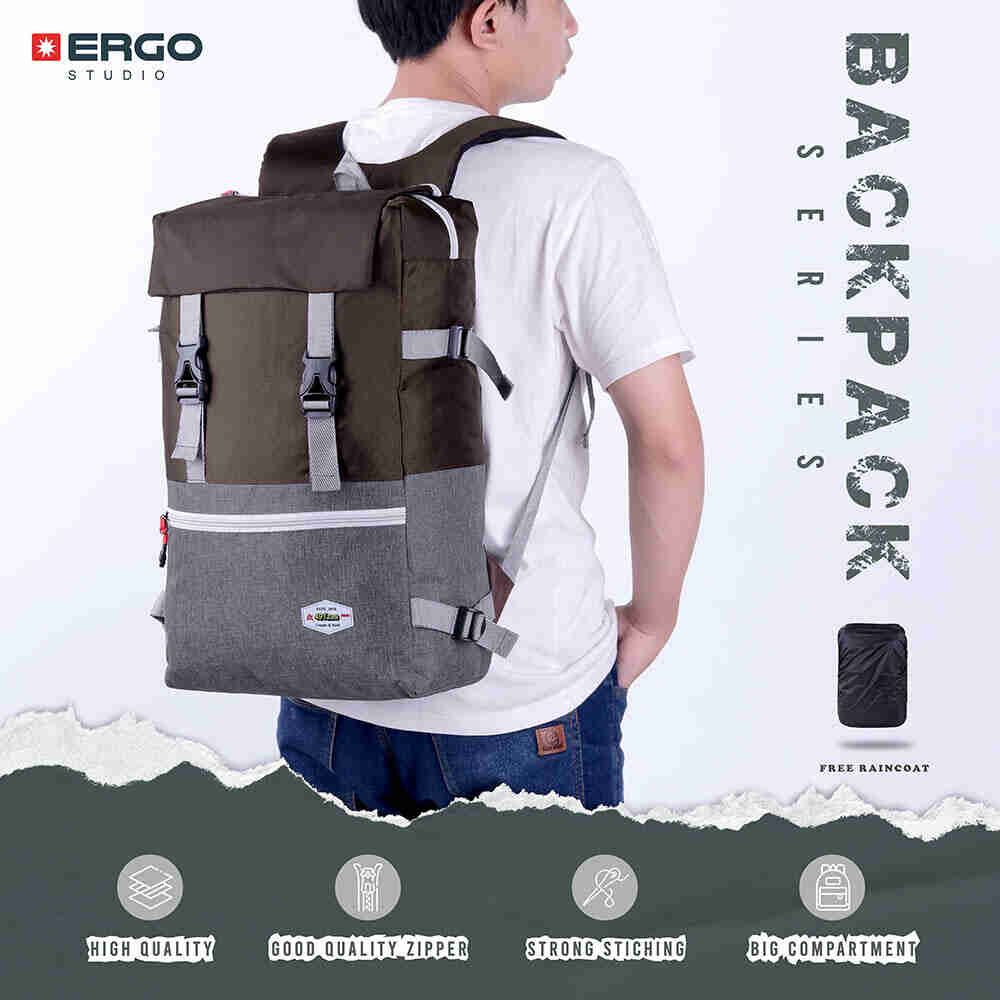 Tas Backpack Pria Ergo Studio EG 303
