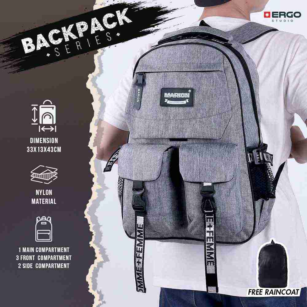 Tas Backpack Pria Ergo Studio EG 471