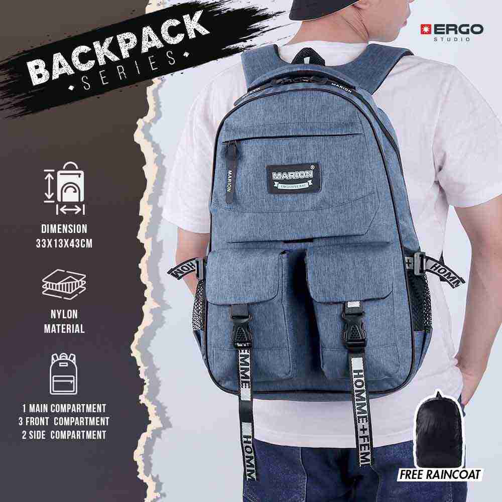 Tas Backpack Pria Ergo Studio EG 472