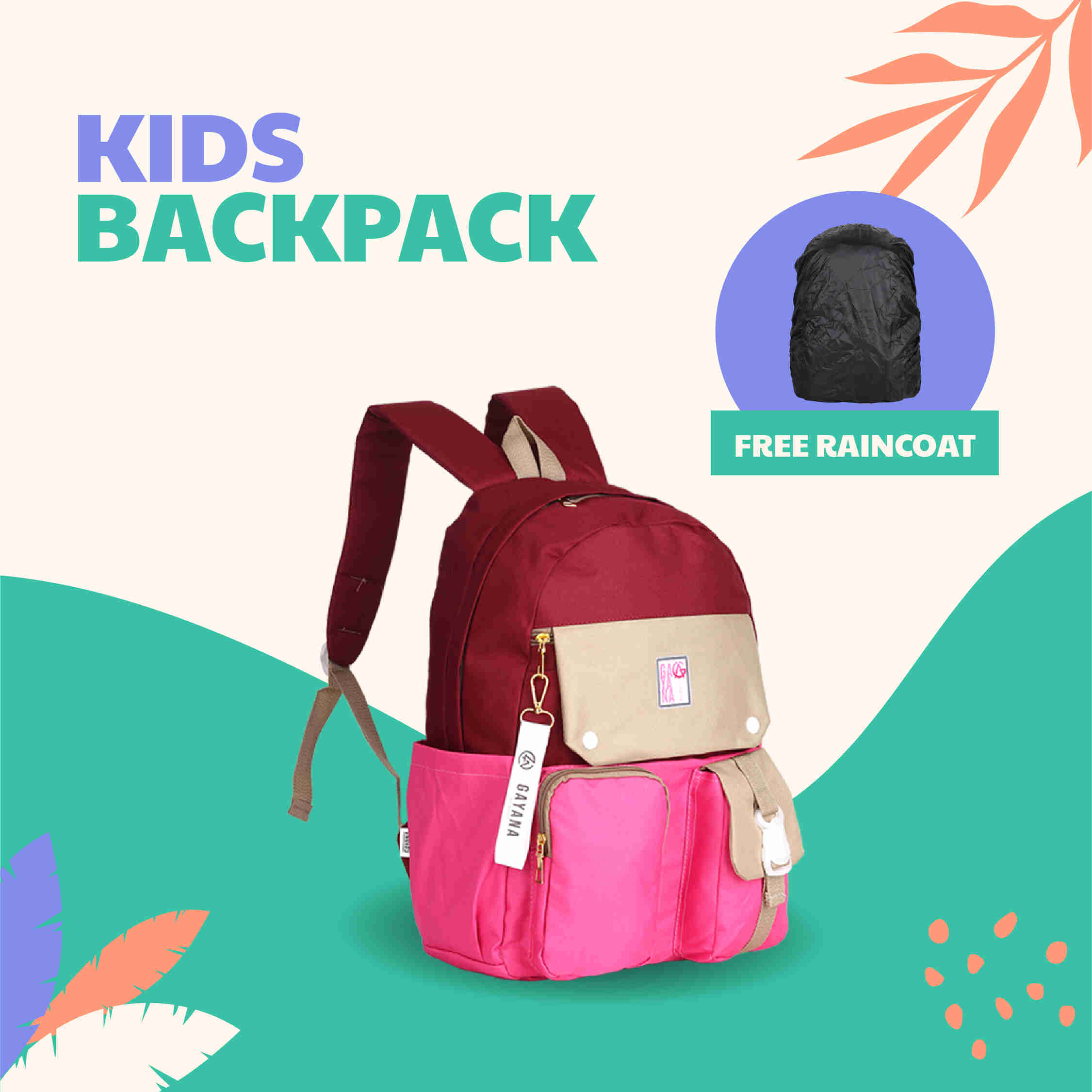 Tas Backpack Wanita Kimo Junior DR 963