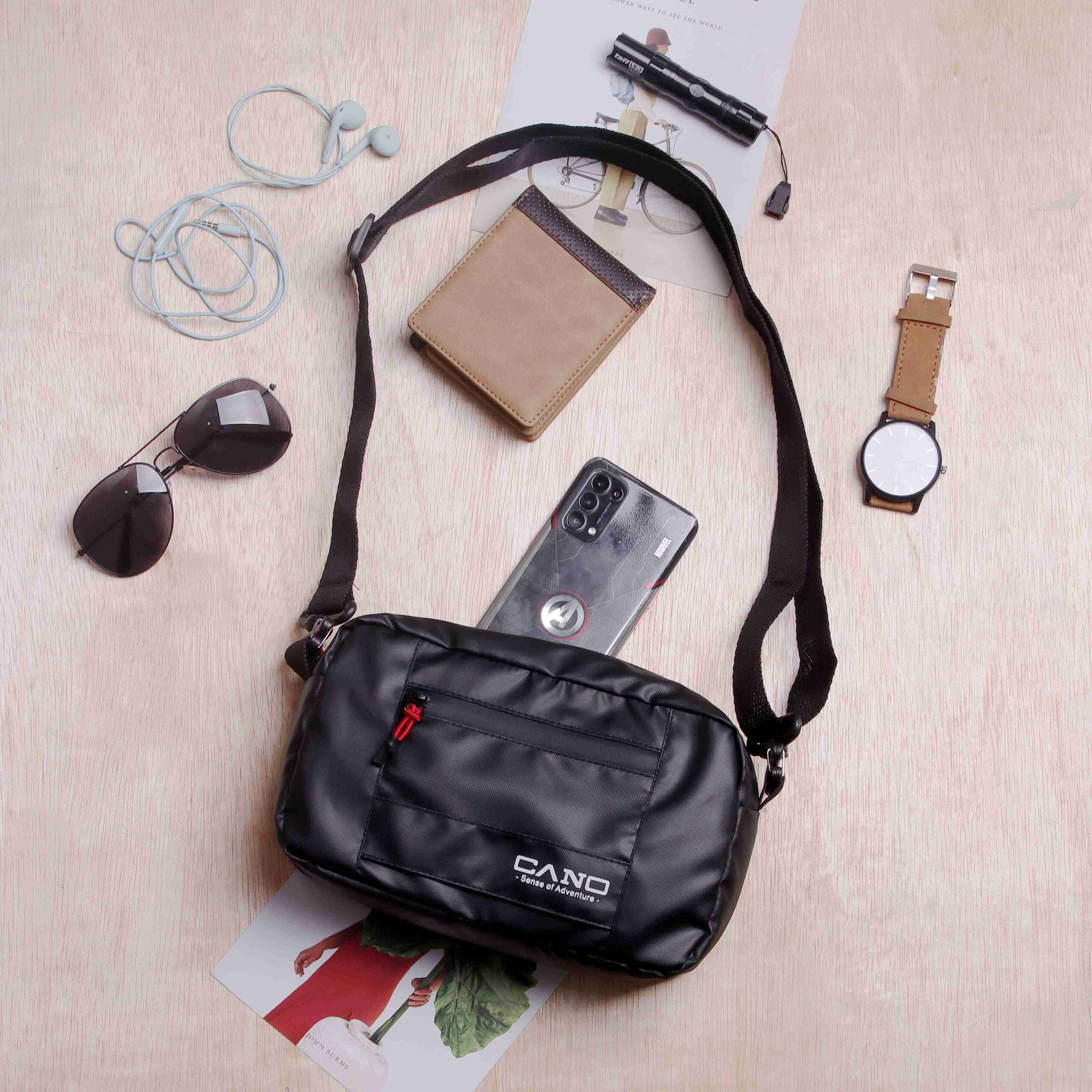 Tas Handbag/Slingbag Pria Takuza AKZ 831