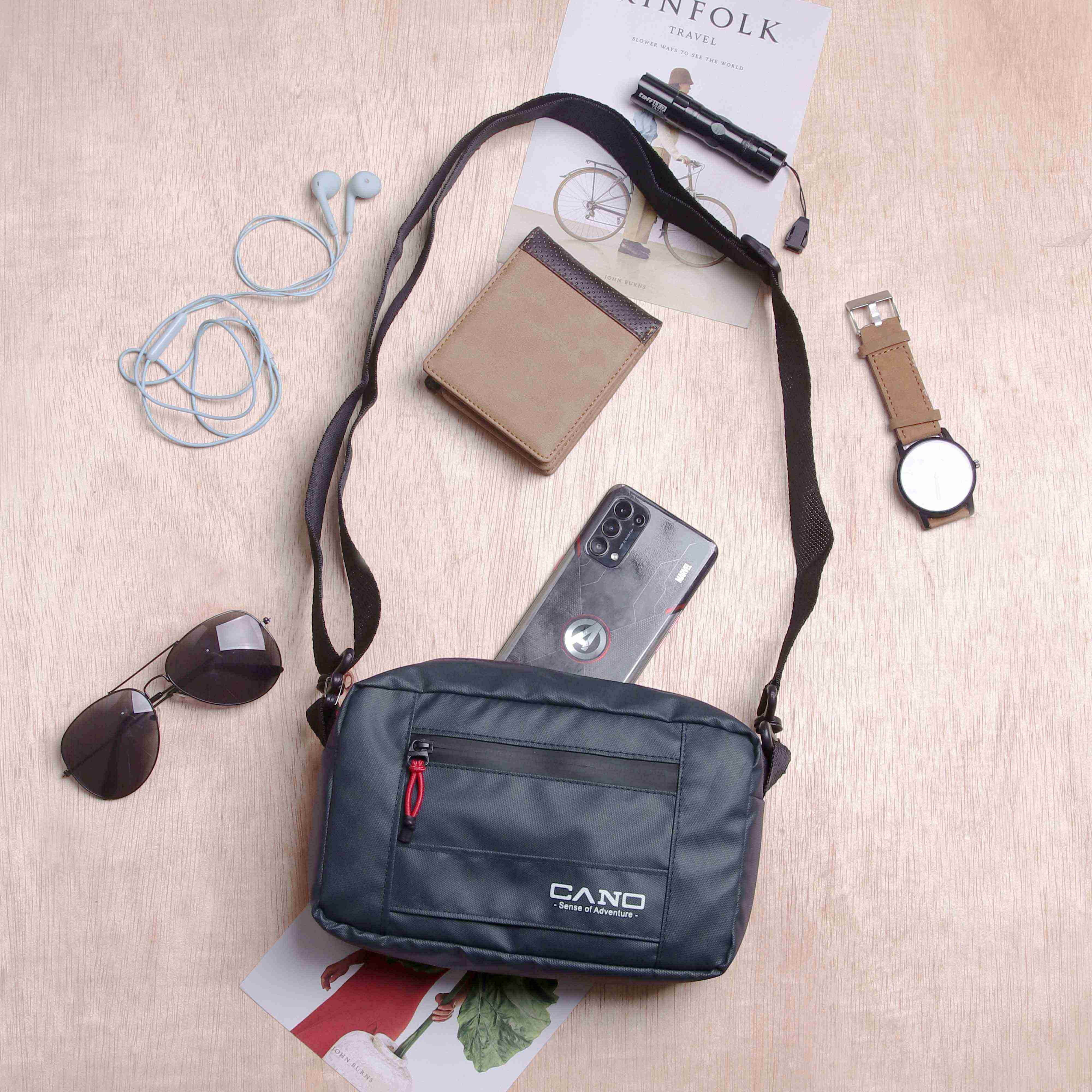 Tas Handbag/Slingbag Pria Takuza AKZ 832