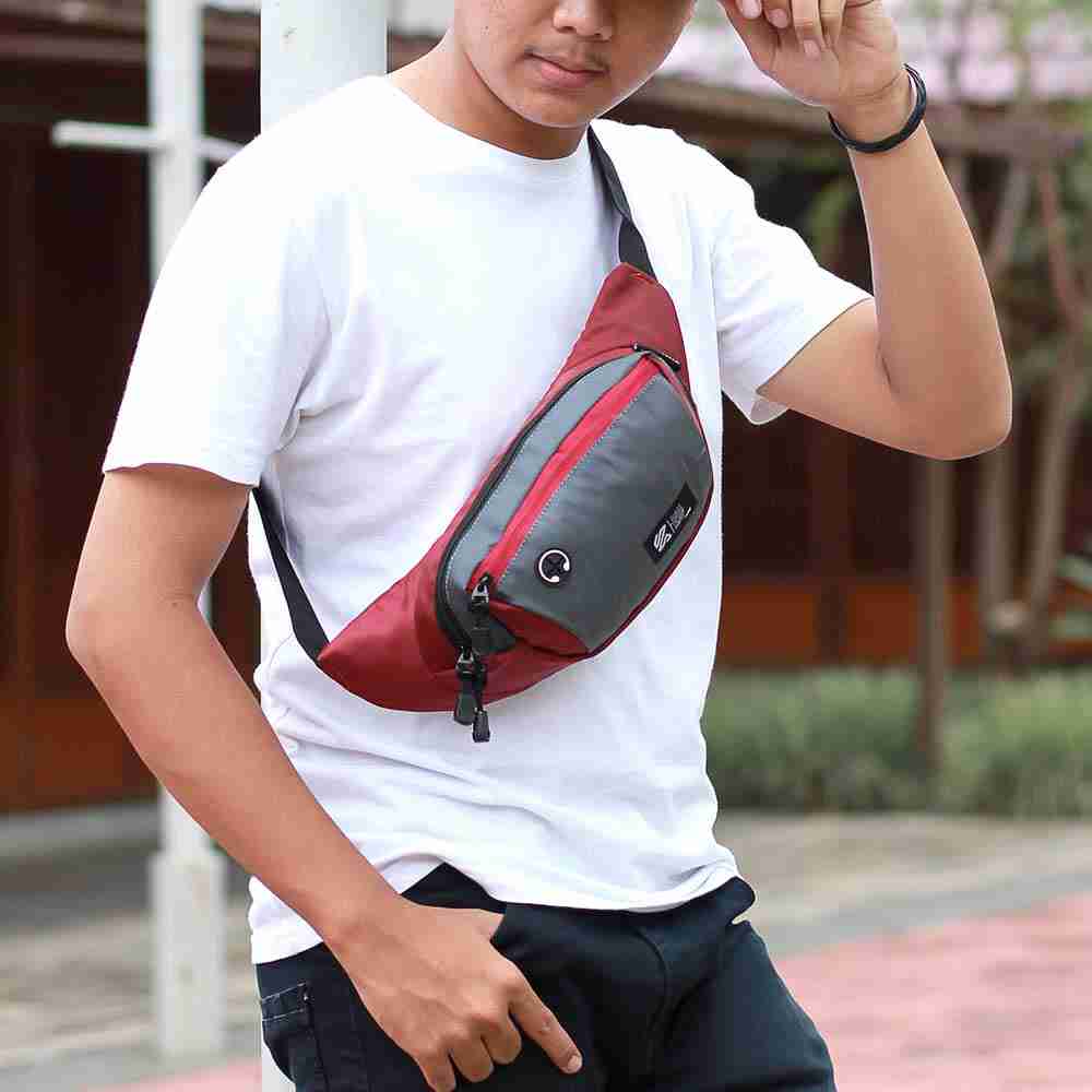 Tas Pinggang / Waist Bag Pria - KZR 573