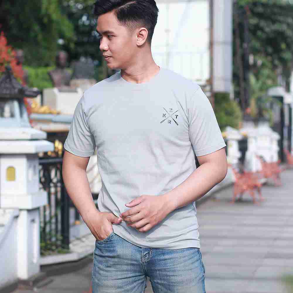 T-Shirt Casual Pria KMT KZR 613