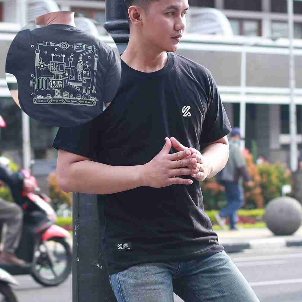 T-Shirt Casual Pria KRO KZR 433