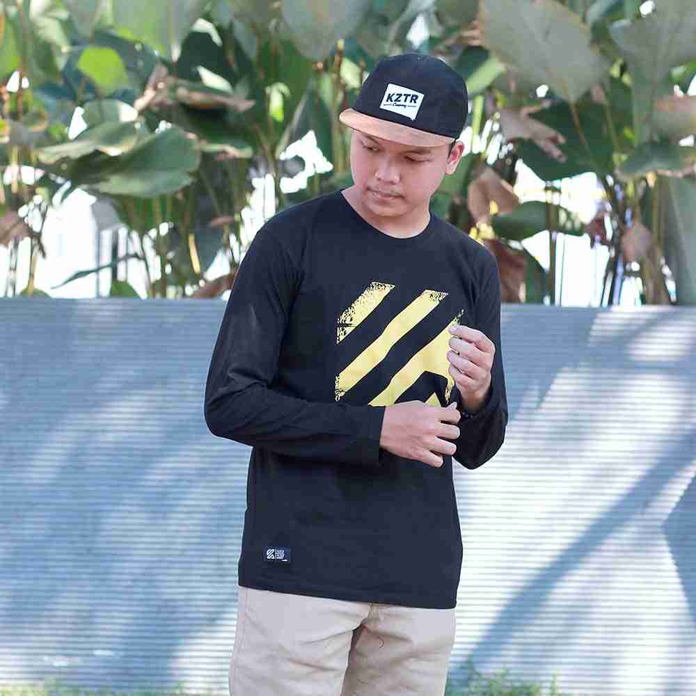 T-Shirt Raglan Pria KLX KZR 753