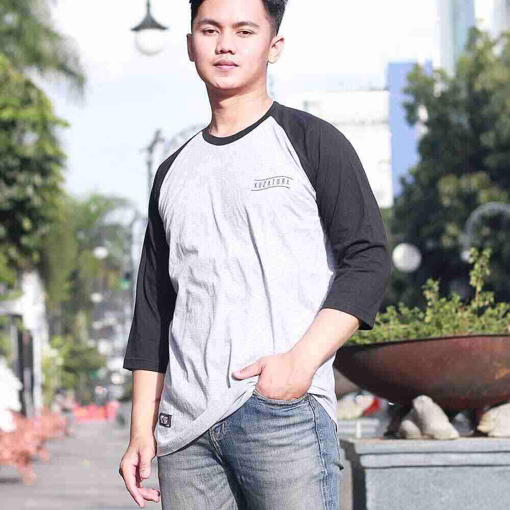 T-Shirt Raglan Pria KRO KZR 772